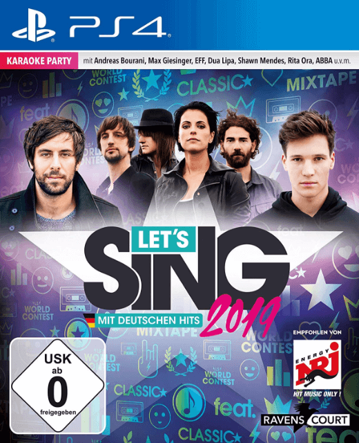 Let's Sing 2021 box art for Playstation 4